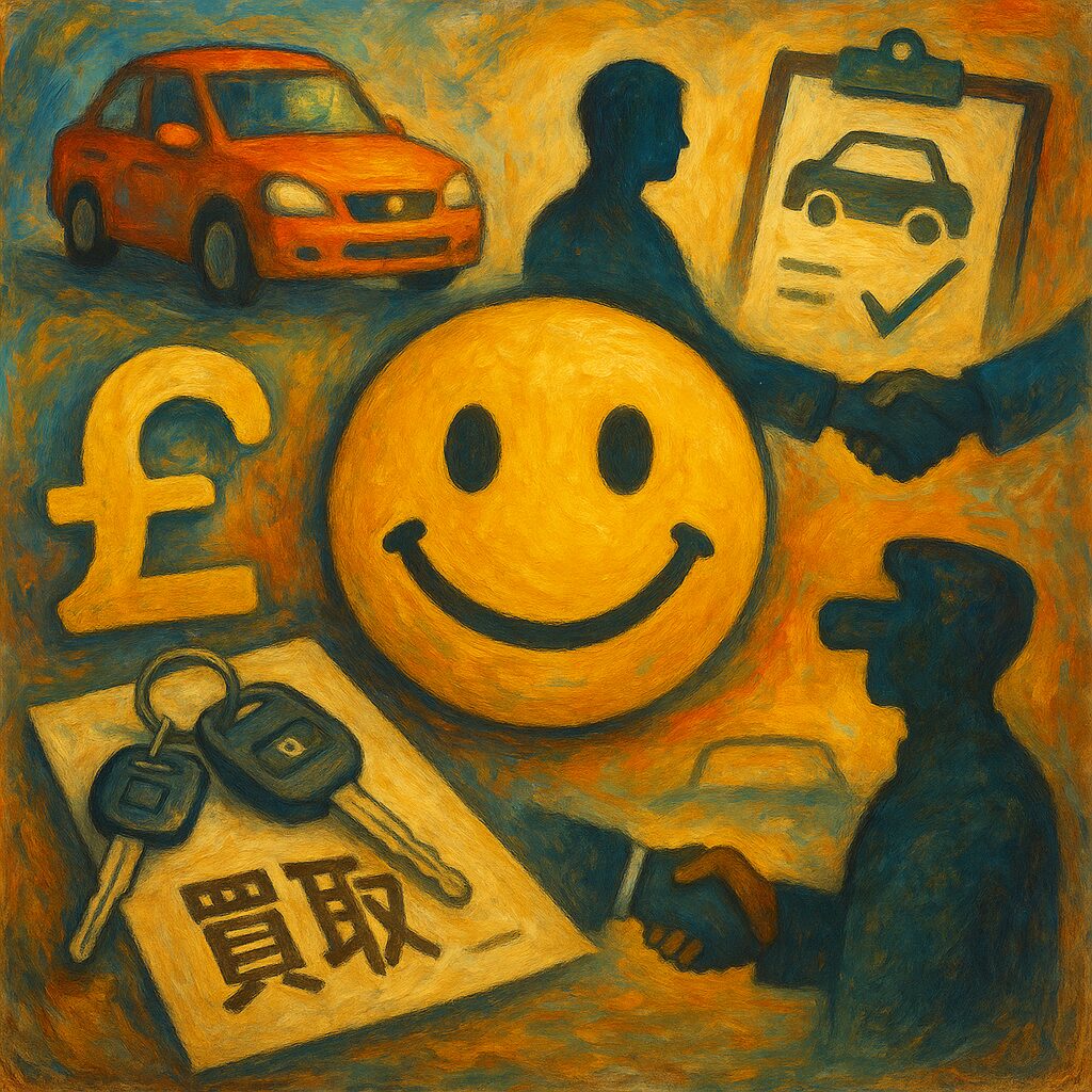 スマイルカーズ淀川店の出張査定と高価買取・100%安心取引