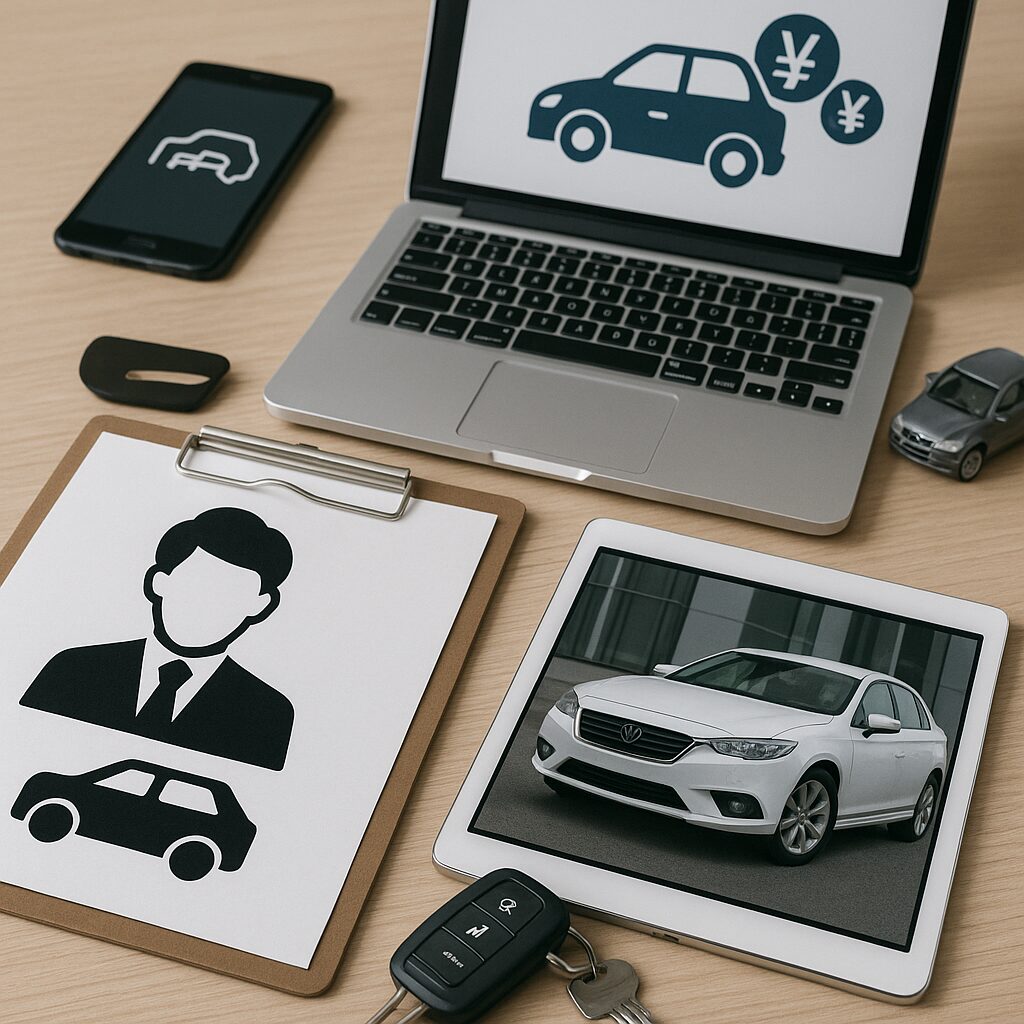 スマイルカーズ淀川店の出張査定 代表1名で車買取を完結