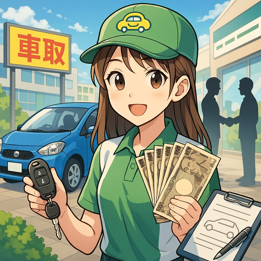 スマイルカーズ淀川店の出張査定と車買取：99％と違う前振込