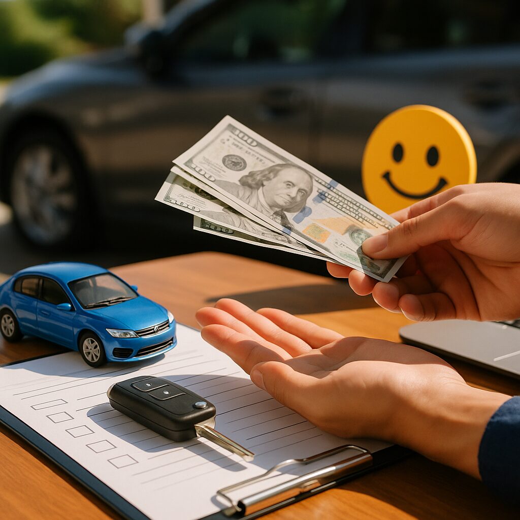 スマイルカーズ淀川店の出張査定と即時振込のしくみ