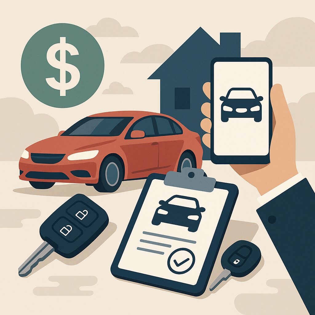 出張査定で車買取が早い！無店舗で高価買取の3つの安心