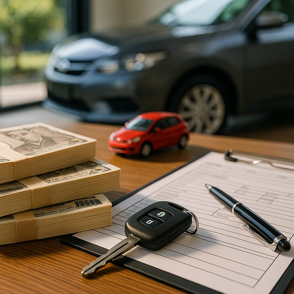 スマイルカーズ淀川店の出張査定と100%先入金の安心価値