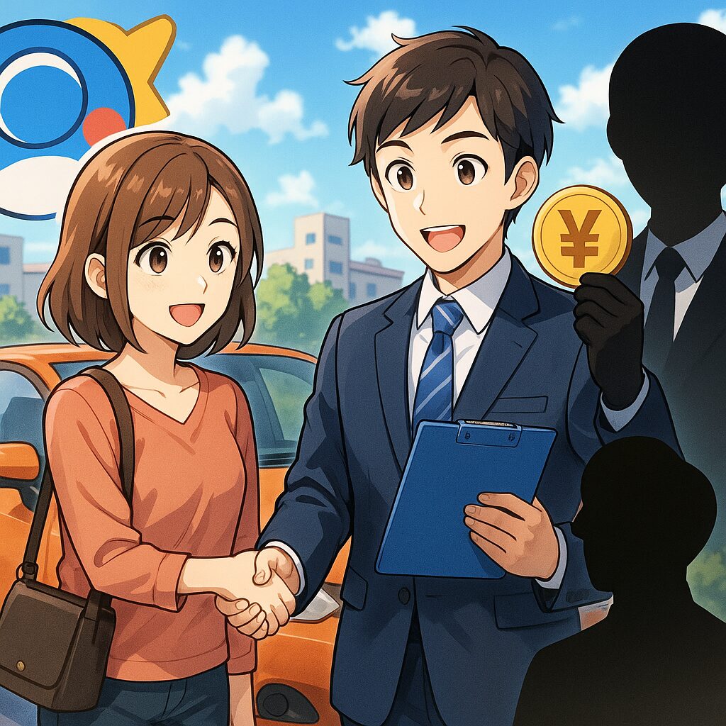 スマイルカーズ淀川店 出張査定と査定後即時振込の実例