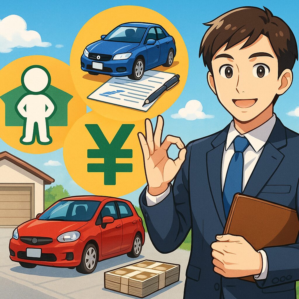 無店舗・個人経営の車買取 出張査定で代表が伺う3つの安心