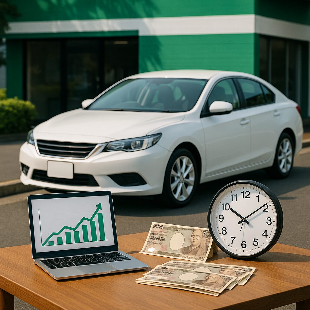 スマイルカーズ淀川店の前払い100％出張査定・待ち時間ゼロ