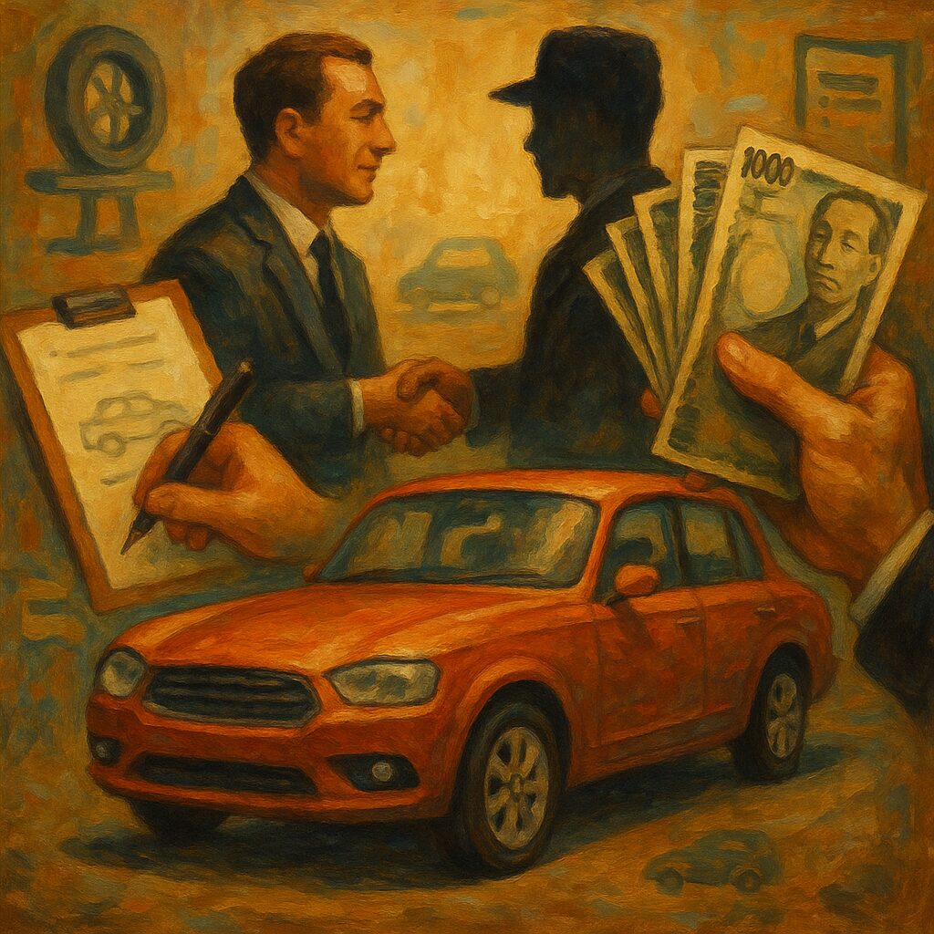 スマイルカーズ淀川店の100％先支払い出張査定の実例