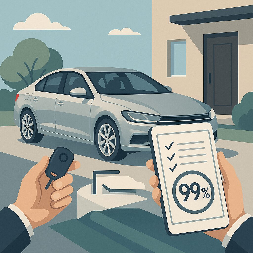 スマイルカーズ淀川店の出張査定：99％成約と待ち時間ゼロのわけ