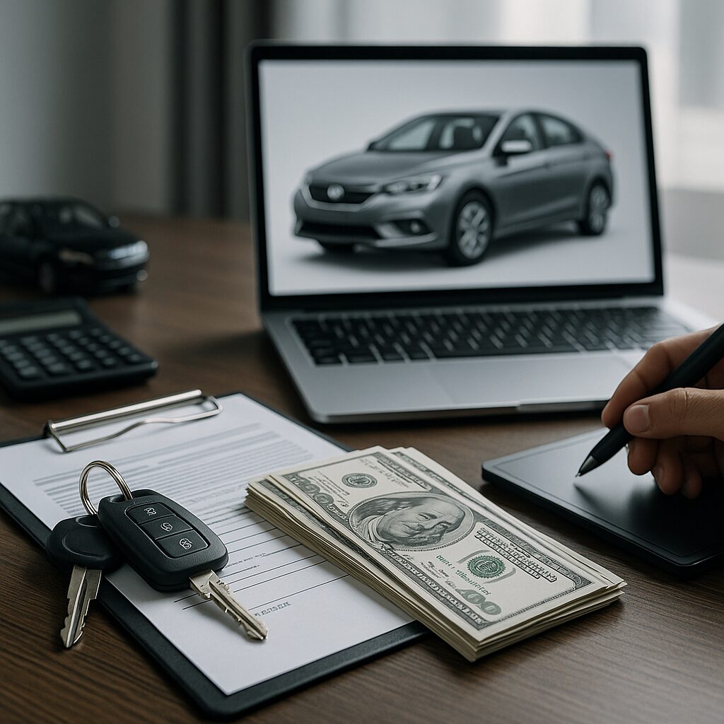 スマイルカーズ淀川店の出張査定と100％前入金の安心車買取