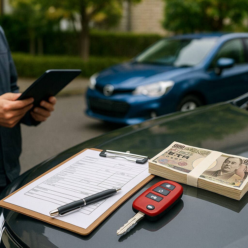 スマイルカーズ淀川店の出張査定と100%振込の安心