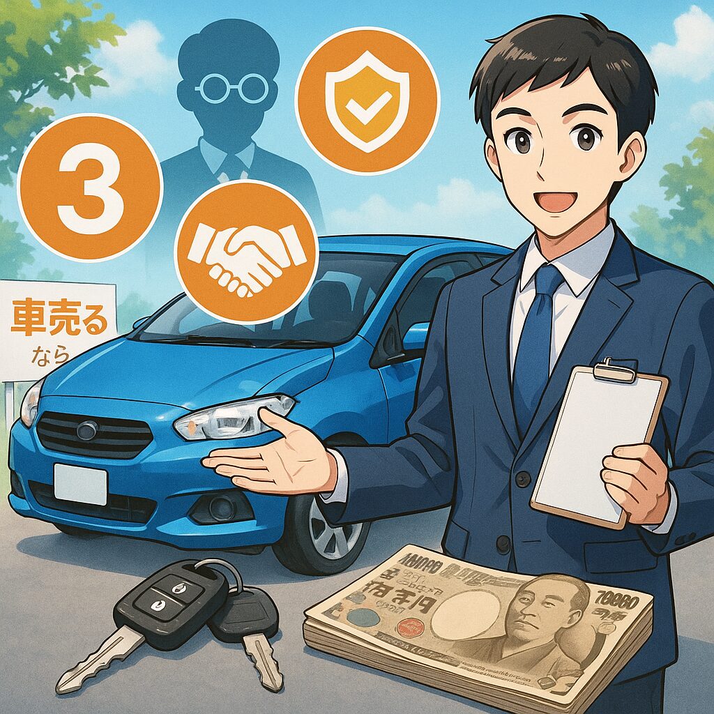 無店舗・個人経営の車買取 出張査定3つの約束と安心