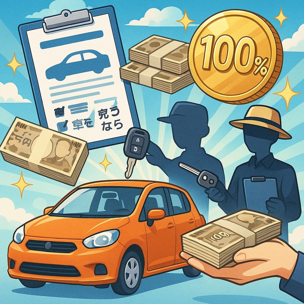 スマイルカーズ淀川店の出張査定と車買取、100％入金の安心