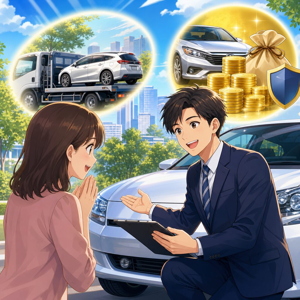 スマイルカーズ淀川店の出張査定と高価買取
