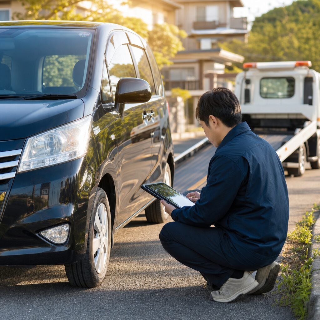 無店舗・個人経営で車買取、代表が廃車も出張査定