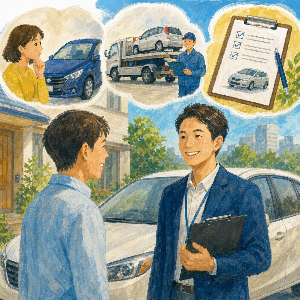 スマイルカーズ淀川店の代表に交渉できる車買取
