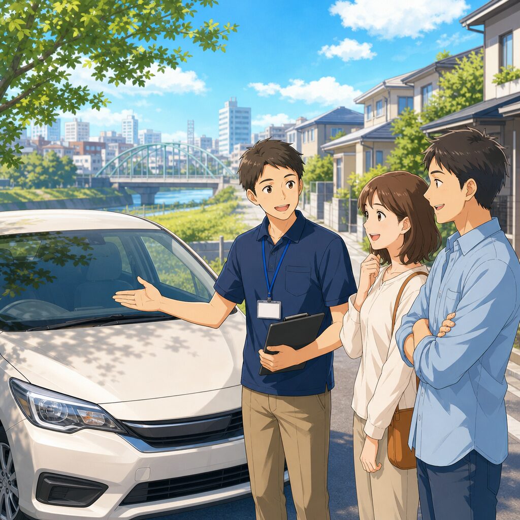 スマイルカーズ淀川店の強引営業なし出張査定と車買取