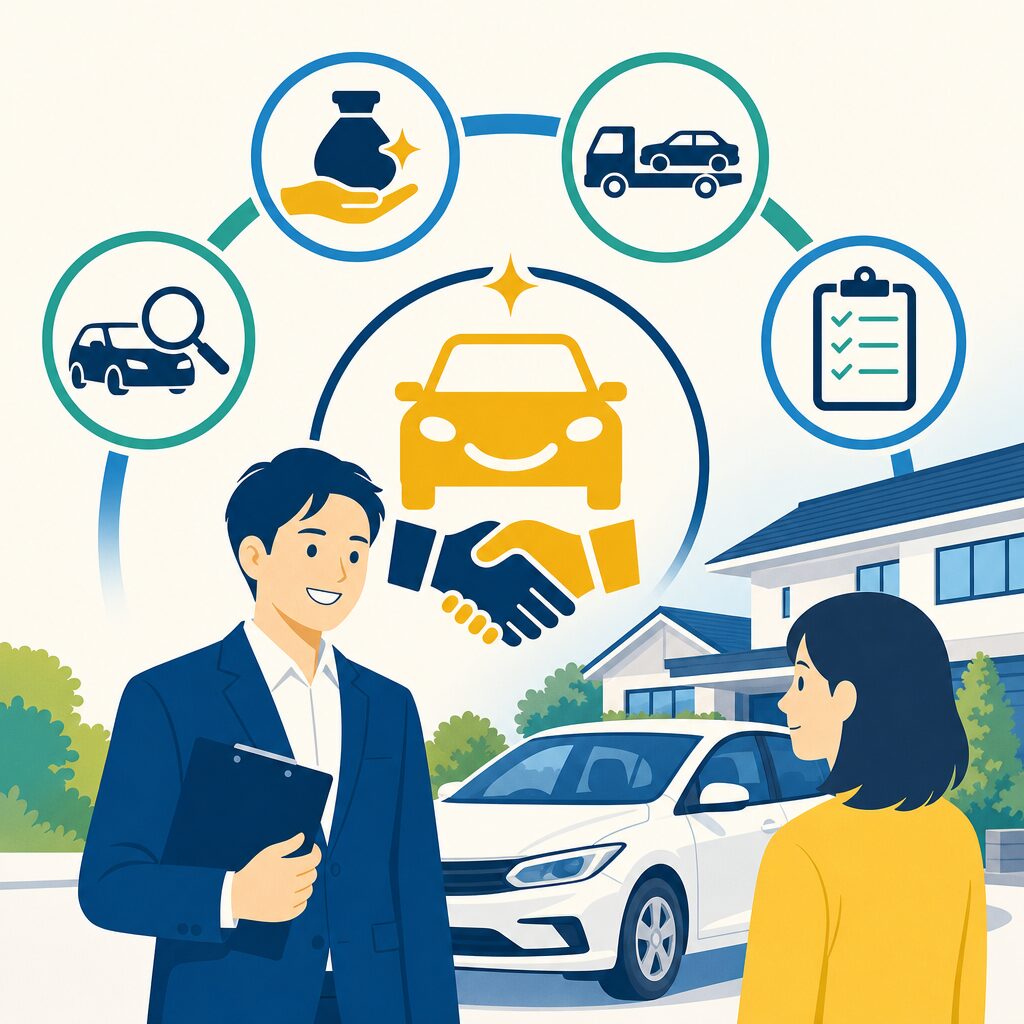 代表一貫で車売却を支えるスマイルカーズ淀川店