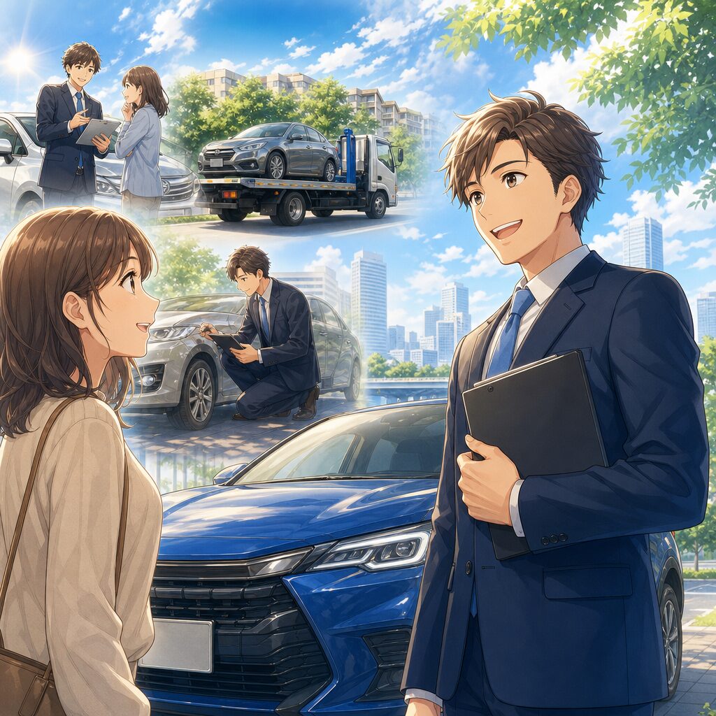 スマイルカーズ淀川店の代表直通で進む車売却