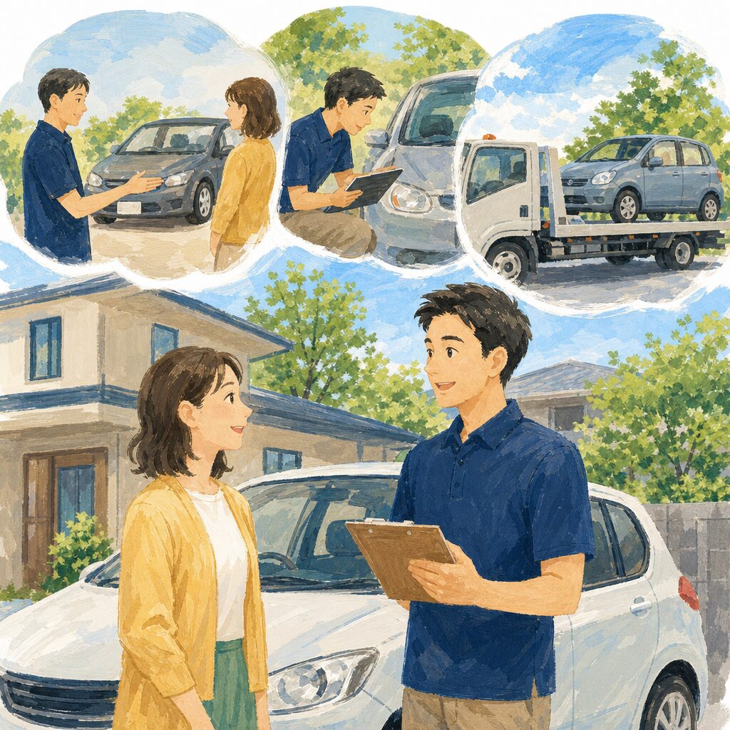 スマイルカーズ淀川店の詳しい車売却相談